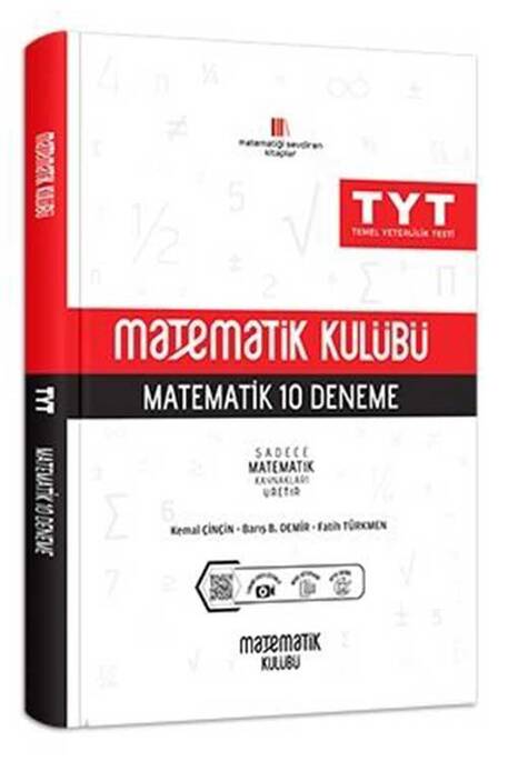 Matematik Kulübü TYT Matematik 10 Deneme Matematik Kulübü Yayınları