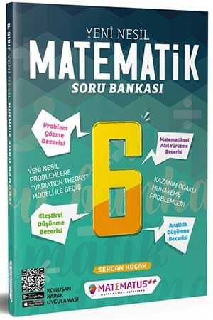 Matematus 6. Sınıf Yeni Nesil Matematik Soru Bankası Matematus Yayınları