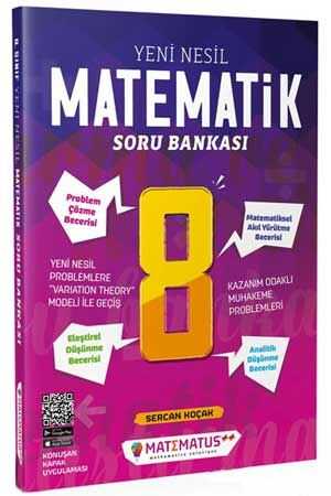 Matematus 8. Sınıf Matematik Yeni Nesil Soru Bankası Matematus Yayınları
