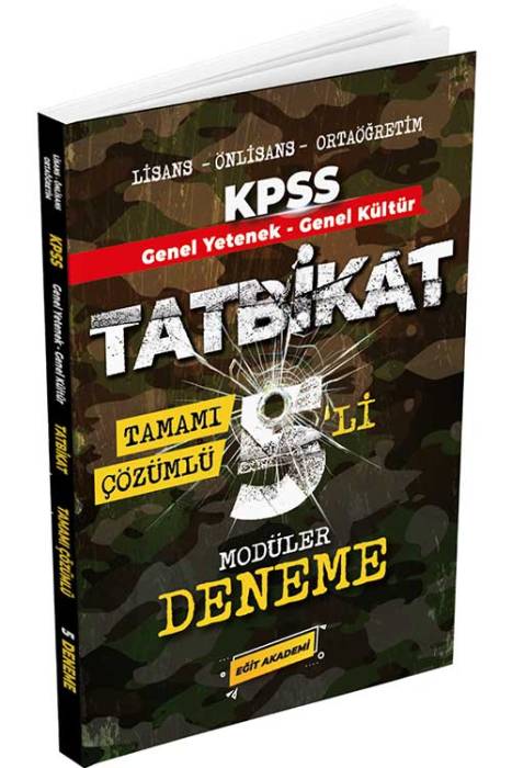 Mehmet Eğit KPSS GYGK Tatbikat Çözümlü 5 Deneme (Lisans-Önlisans-Ortaöğretim)