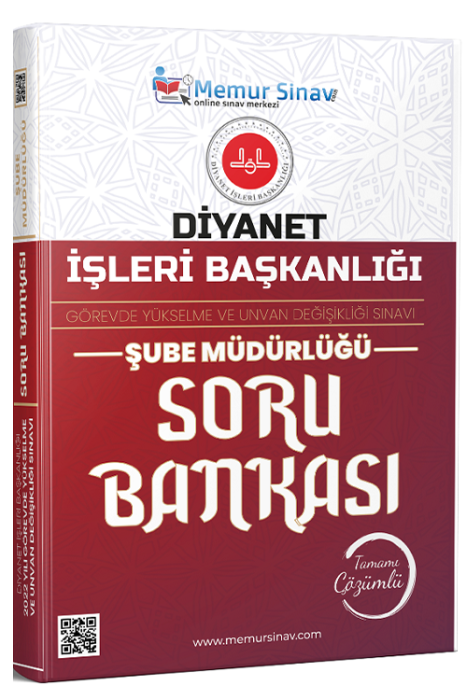 2023 GYS Diyanet Başkanlığı Şube Müdürlüğü Soru Bankası Memur Sınav Yayınları
