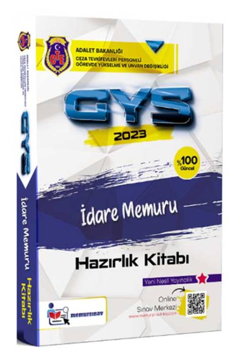2023 GYS Ceza Tevkifevleri İdare Memuru Konu Anlatımlı Hazırlık Kitabı Görevde Yükselme Memur Sınav Yayınları