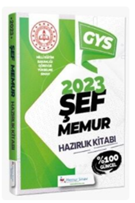 2023 GYS MEB Şef - Memur Sınavı Konu Anlatımlı Hazırlık Kitabı Görevde Yükselme Memur Sınav Yayınları