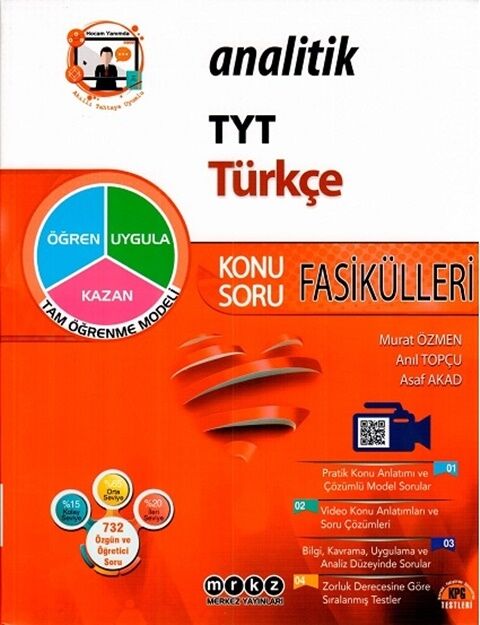 Merkez TYT Türkçe Analitik Konu Anlatımlı Soru Bankası Fasikülleri Merkez Yayınları