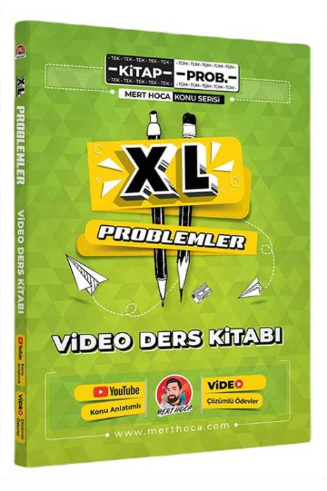 Mert Hoca YKS TYT AYT XL Problemler Video Ders Kitabı Mert Hoca Yayınları
