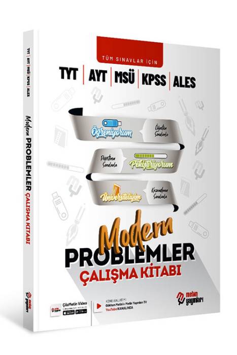 Metin 2022 Tüm Sınavlar İçin Modern Problemler Çalışma Kitabı Metin Yayınları