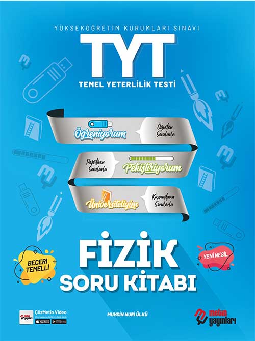 Metin 2022 TYT Fizik Video Çözümlü Soru Kitabı Metin Yayınları