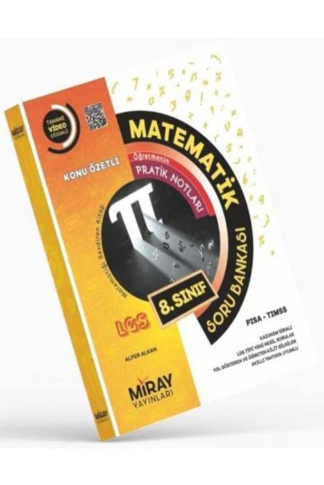Miray 8. Sınıf LGS Matematik Öğretmenin Pratik Notları Soru Bankası Miray Yayınları