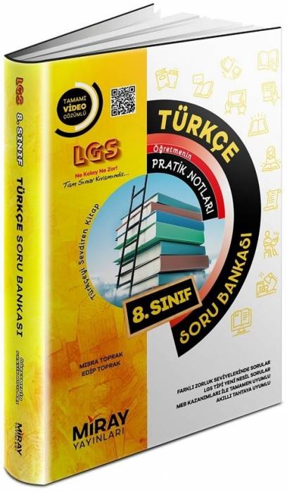 Miray 8. Sınıf LGS Türkçe Öğretmenin Pratik Notları Soru Bankası Miray Yayınları