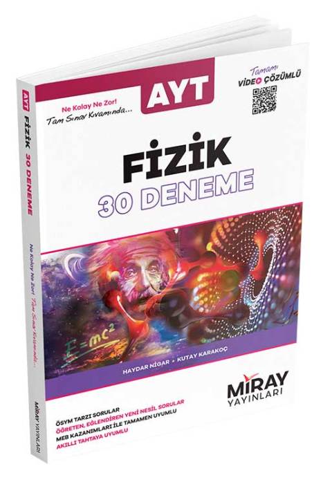 Miray AYT Fizik 30 Deneme Miray Yayınları