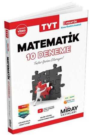 Miray TYT Matematik 10 Deneme Miray Yayınları