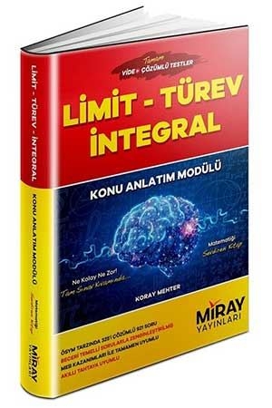 Miray AYT Limit Türev İntegral Konu Anlatım Modülü Miray Yayınları