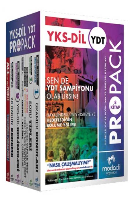 Modadil YKSDİL YDT Propack 8 li Set Modadil Yayınları