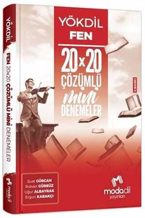 Modadil YÖKDİL Fen 20x20 Mini Denemeler Çözümlü Modadil Yayınları