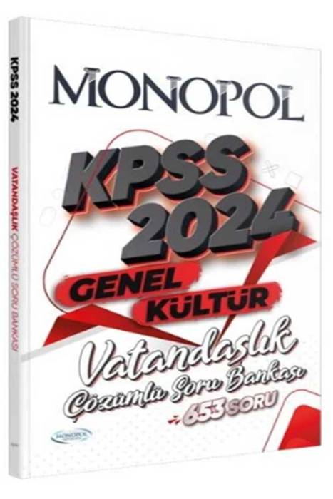 2024 KPSS Vatandaşlık Soru Bankası Çözümlü Monopol Yayınları