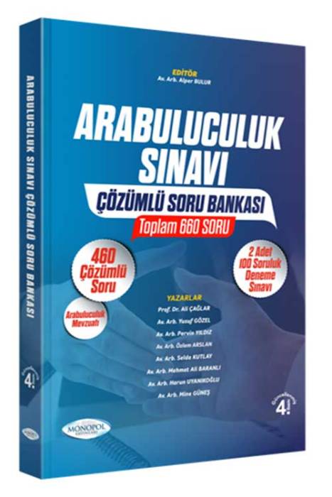 Monopol Arabuluculuk Sınavı Çözümlü Soru Bankası 4. Baskı Monopol Yayınları