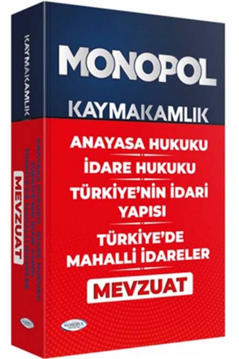 Monopol Kaymakamlık Mevzuat Kitabı Monopol Yayınları