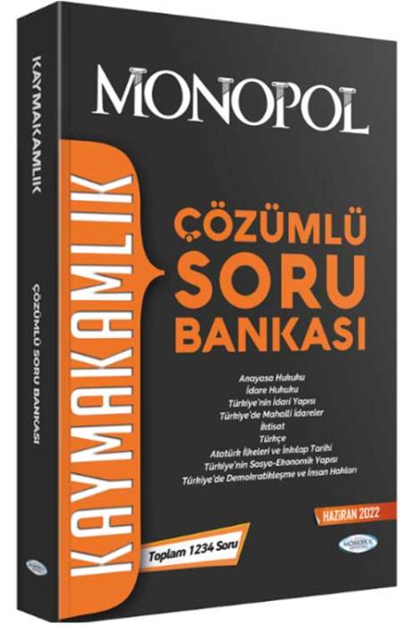 Monopol Kaymakamlık Soru Bankası Çözümlü Monopol Yayınları