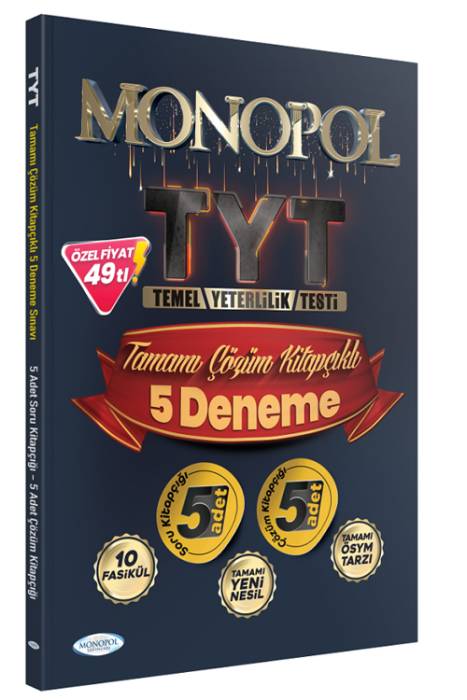 Monopol TYT 5 Deneme Monopol Yayınları