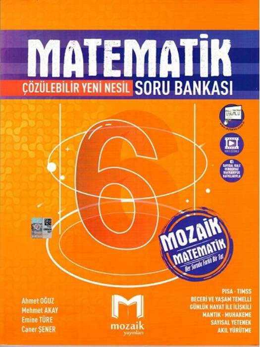 Mozaik 6. Sınıf Matematik Soru Bankası Mozaik Yayınları