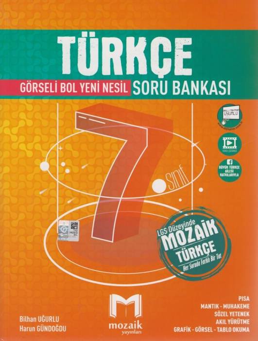 Mozaik 7. Sınıf Türkçe Soru Bankası Mozaik Yayınları