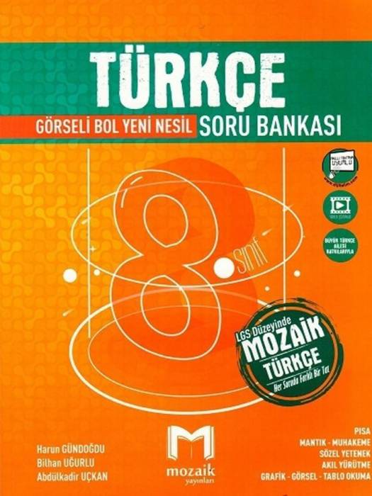 Mozaik 8. Sınıf Türkçe Soru Bankası Mozaik Yayınları