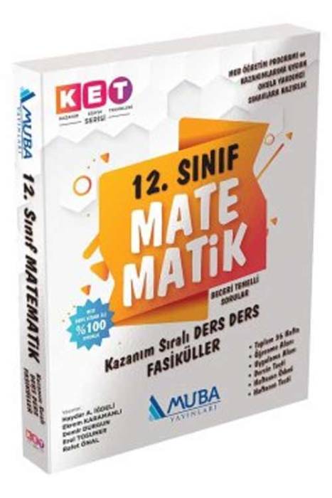 Muba 12. Sınıf Matematik Defter ve Kitap KET Serisi Muba Yayınları