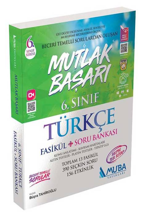 Muba 6. Sınıf Türkçe Mutlak Başarı Fasikül + Soru Bankası Muba Yayınları