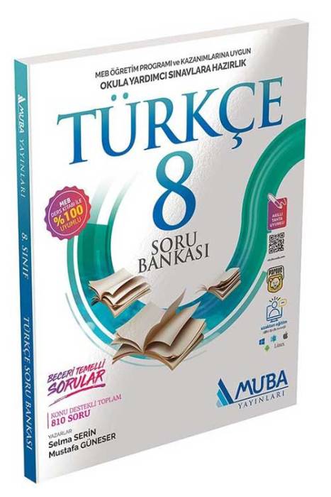 Muba 8. Sınıf Türkçe Soru Bankası Muba Yayınları
