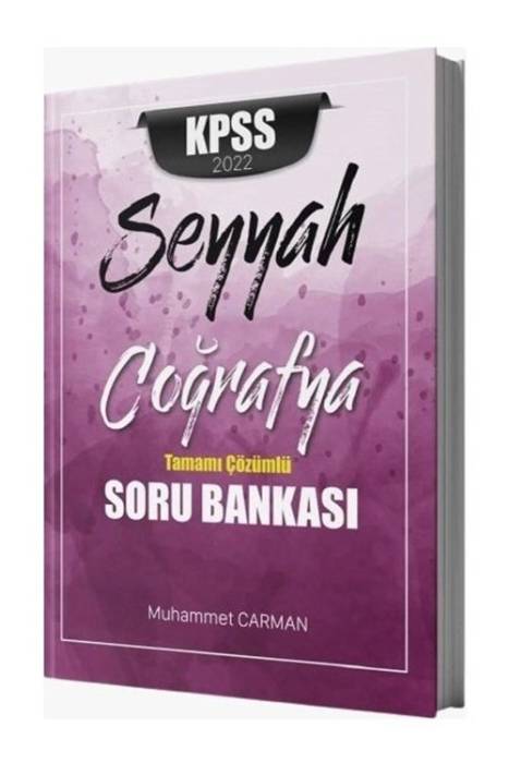 Muhammet Carman 2022 KPSS Coğrafya Seyyah Soru Bankası Çözümlü Muhammet Carman Yayınları