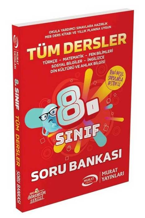 Murat 8. Sınıf Tüm Dersler Soru Bankası Murat Yayınları