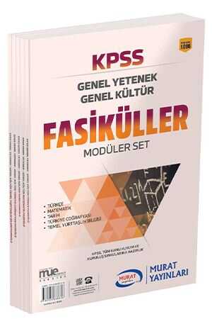 Murat KPSS GYGK Fasiküller Modüler Set Murat Yayınları