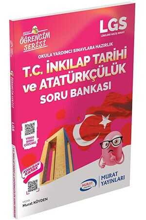 Murat LGS T.C. İnkılap Tarihi ve Atatürkçülük Soru Bankası Öğrencim Serisi Murat Yayınları