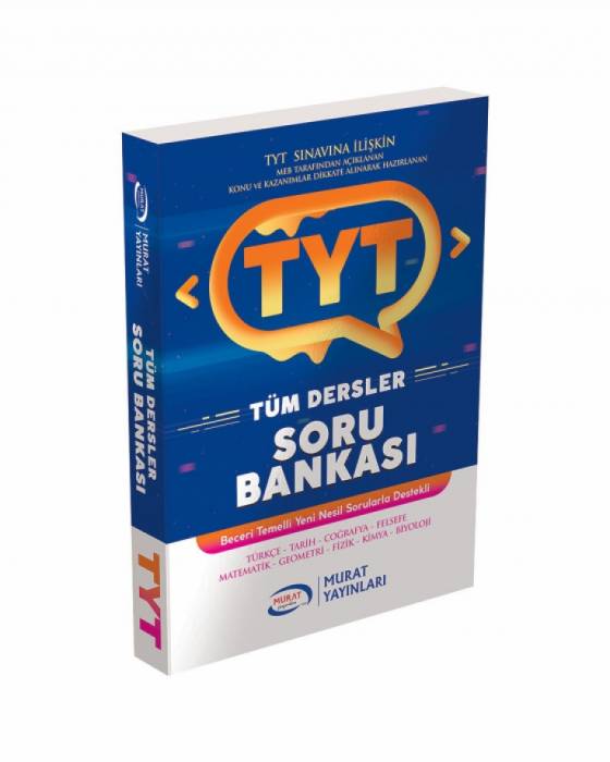 Murat YKS TYT Tüm Dersler Soru Bankası Murat Yayınları
