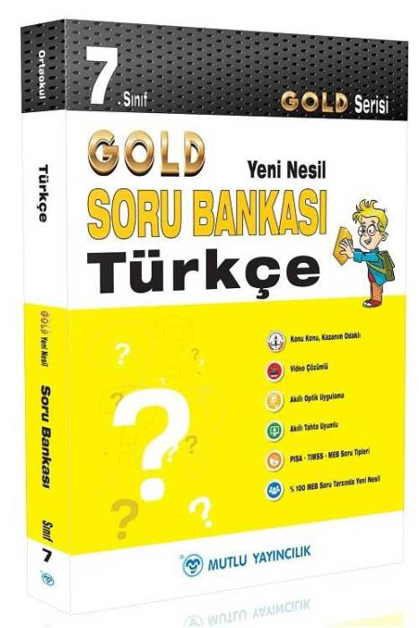 Mutlu 7. Sınıf Türkçe Gold Soru Bankası Video Çözümlü Mutlu Yayınları