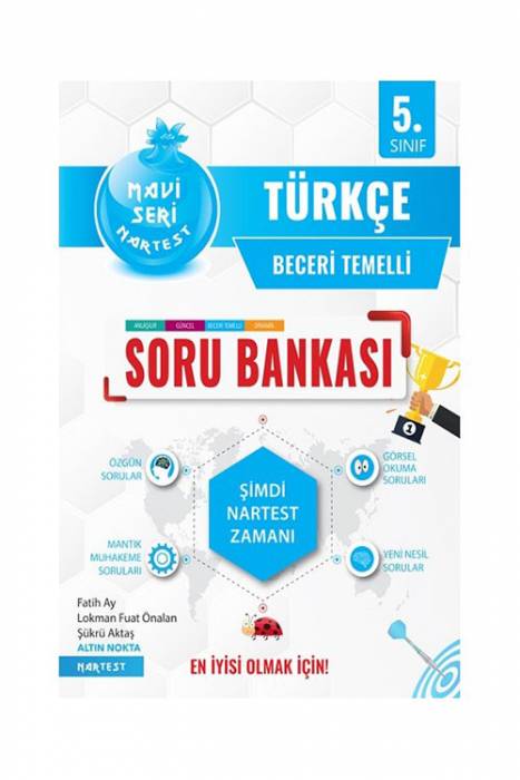 Nartest 5. Sınıf Mavi Türkçe Soru Bankası Nartest Yayınları