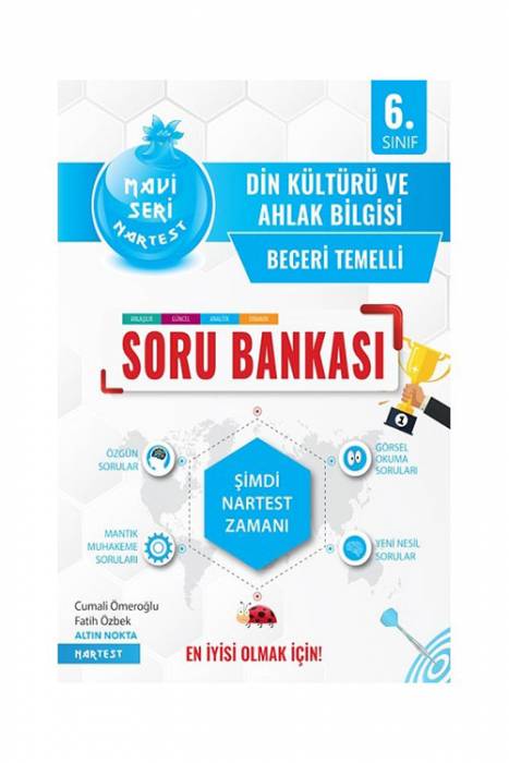 Nartest 6. Sınıf Mavi Din Kültürü Soru Bankası Nartest Yayınları