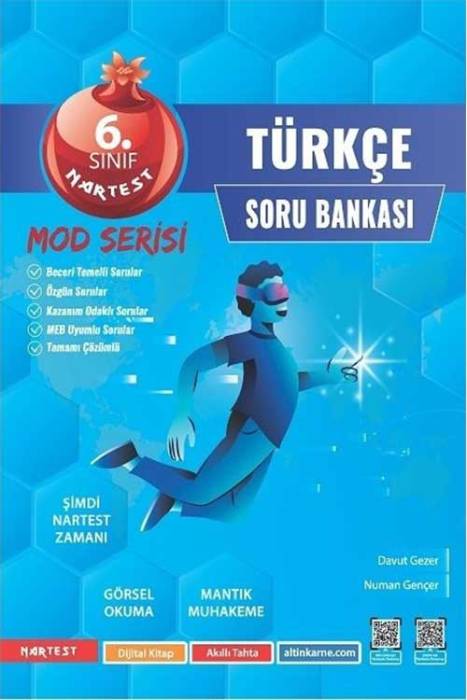 Nartest 6. Sınıf Türkçe Mod Serisi Soru Bankası Nartest Yayınları