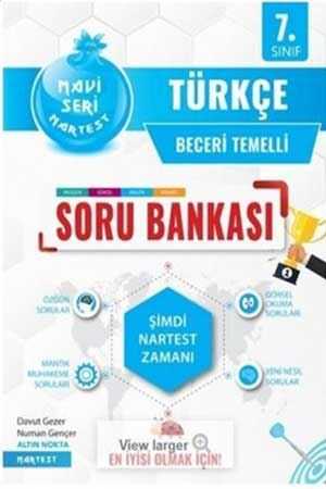 Nartest 7. Sınıf Türkçe Mavi Soru Bankası Nartest Yayınları