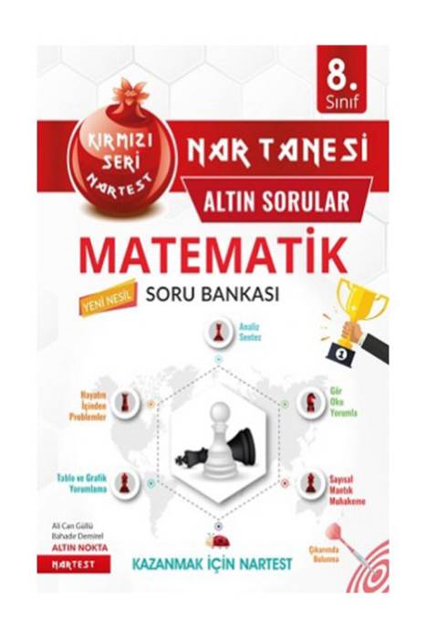 Nartest 8. Sınıf Nar Tanesi Matematik Soru Bankası Nartest Yayınları