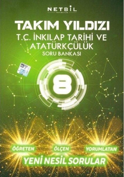 Netbil 8. Sınıf TC İnkılap Tarihi ve Atatürkçülük Takım Yıldızı Soru Bankası Netbil Yayıncılık