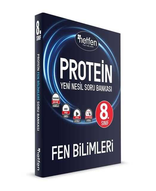 Netfen 8. Sınıf Protein Fen Bilimleri Soru Bankası Netfen Yayınları