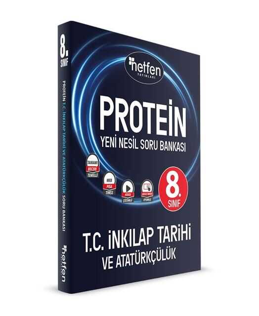 Netfen 8. Sınıf Protein T.C. İnkılap Soru Bankası Netfen Yayınları