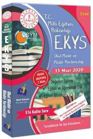Next Kariyer MEB EKYS Müdür ve Müdür Yardımcılığı Soru Bankası Next Kariyer Yayınları