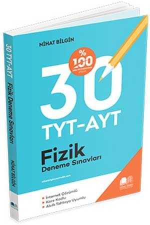 Nihat Bilgin TYT-AYT Fizik Deneme Sınavları Nihat Bilgin Yayınları