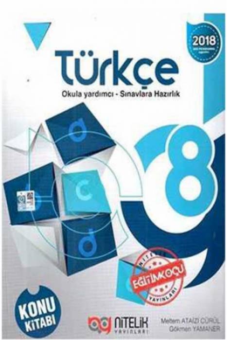 Nitelik 8. Sınıf Türkçe Konu Kitabı Nitelik Yayınları