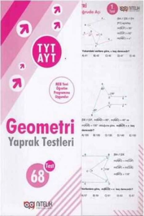 Nitelik TYT AYT Geometri 68 Yaprak Test Nitelik Yayınları
