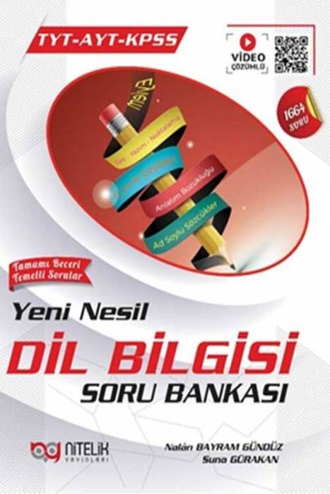 Nitelik TYT AYT KPSS Dilbilgisi Yeni Nesil Soru Bankası Nitelik Yayınları