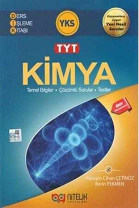 Nitelik TYT Kimya Ders İşleme Kitabı Nitelik Yayınları