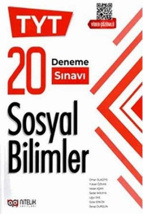 Nitelik TYT Sosyal Bilimler 20 Deneme Sınavı Nitelik Yayınları